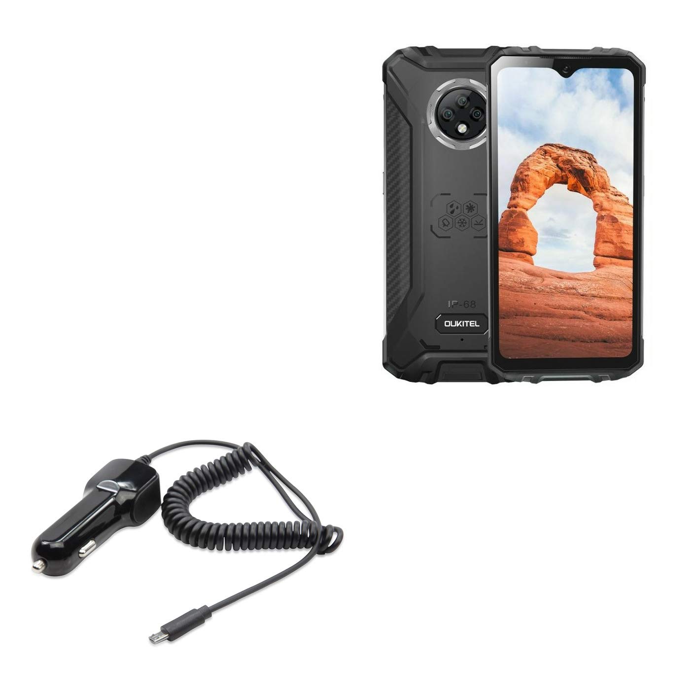 Amazon.co.jp: BoxWave 車用充電器 Oukitel WP8 Pro対応